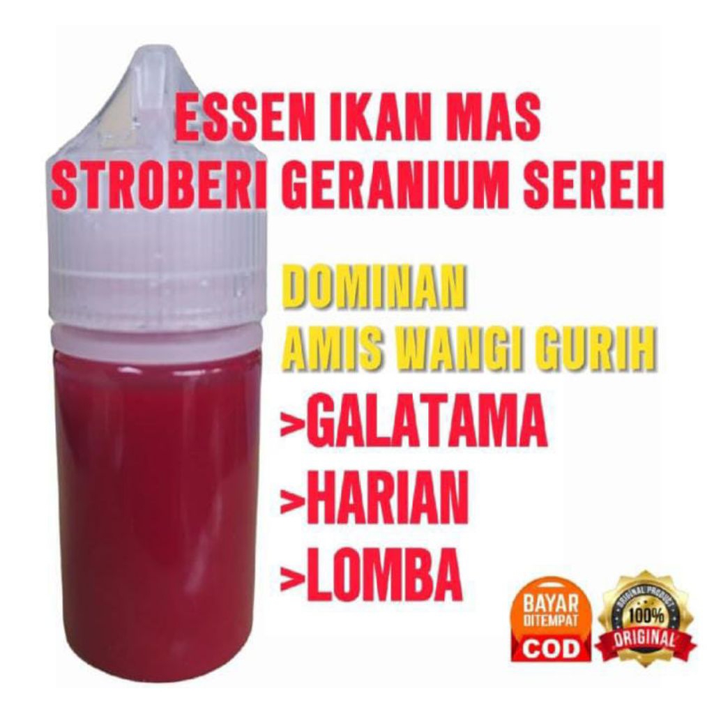 Essen ikan mas aroma stroberi geranium sereh essen ikan mas harian essen ikan mas lomba essen ikan m