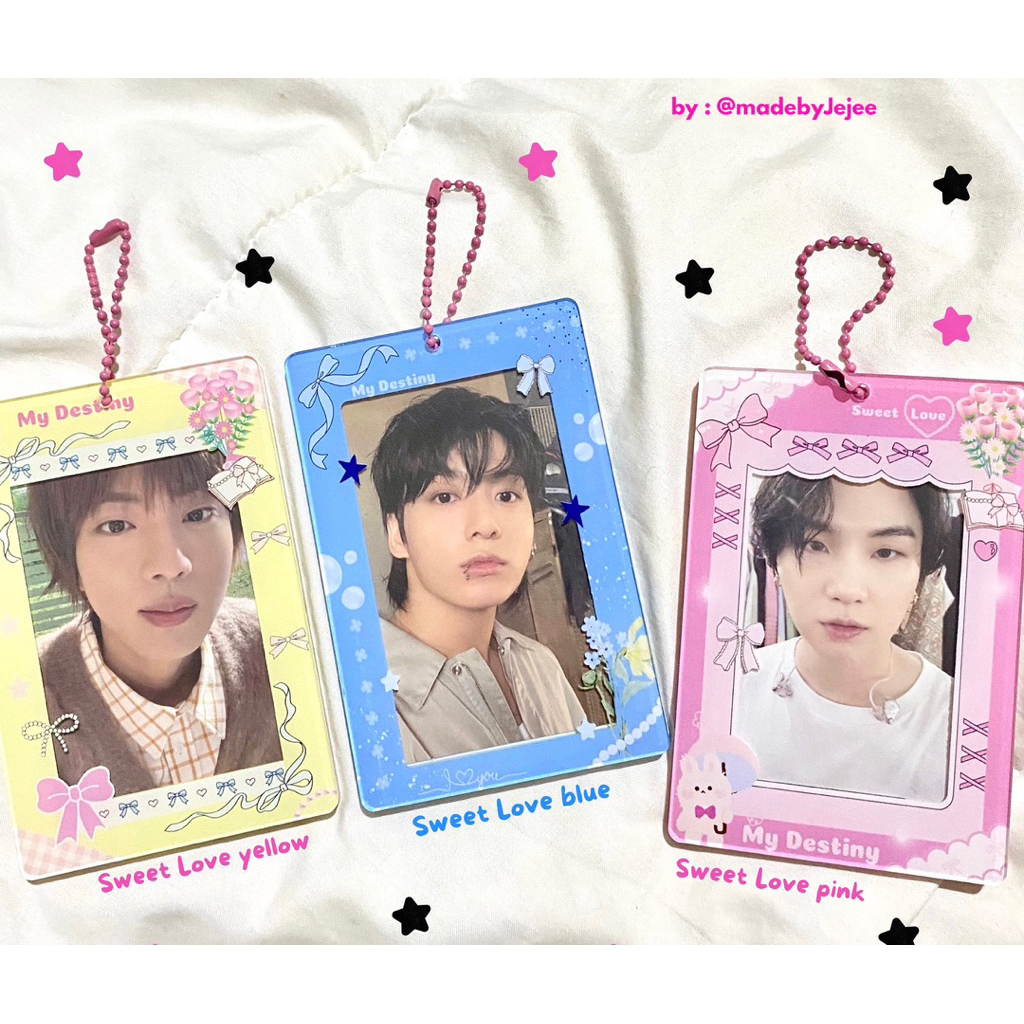 

(PRE-ORDER) Photocard Holder kpop “Sweet Love” by MadebyJeje
