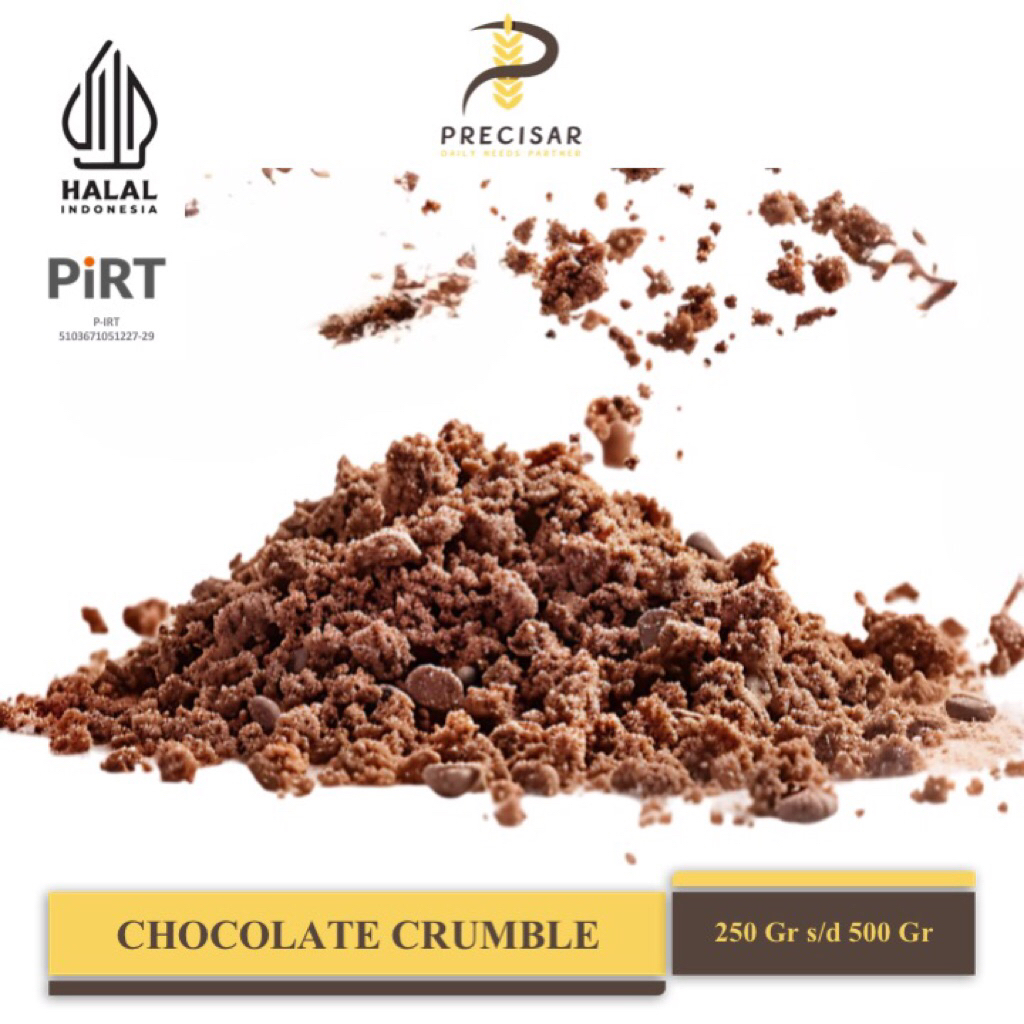 

Chocolate Crumble / Choco Crumb / Remah Cokelat (Freshly Cooked) - 250gr & 500gr