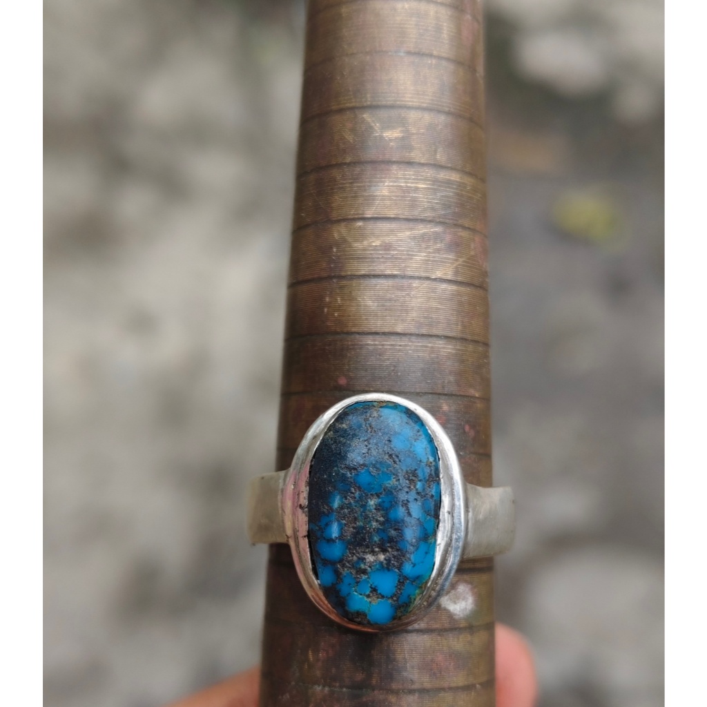 Batu pirus ring perak handmade