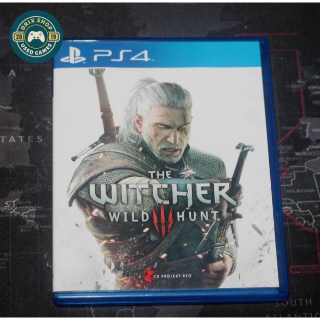 KASET BD THE WITCHER 3 PS4 PRELOVED