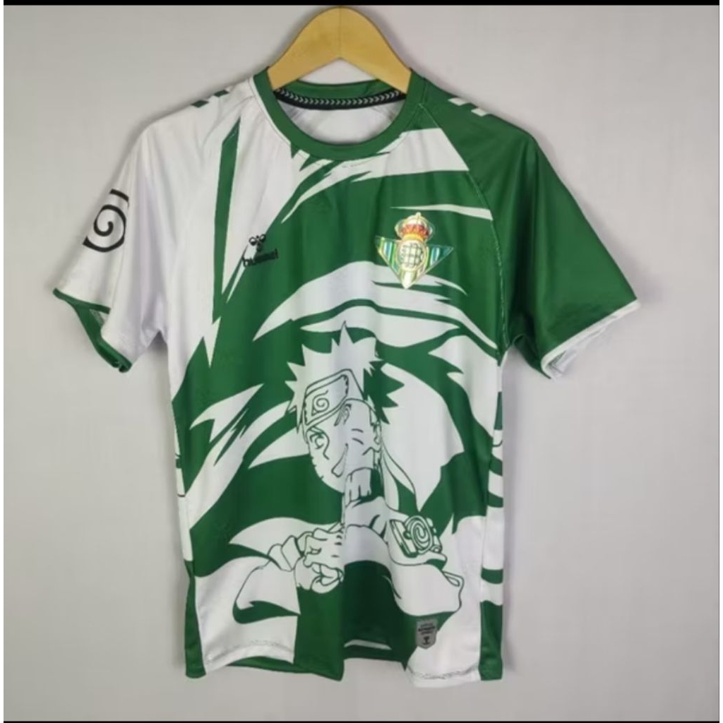 Jersey Retro Real Betis Jersey Naruto