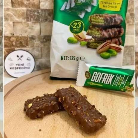 

Gofrik Cokelat Pistachio Berkualitas Premium Chocolate Kahve Dünyası Coklat Turki