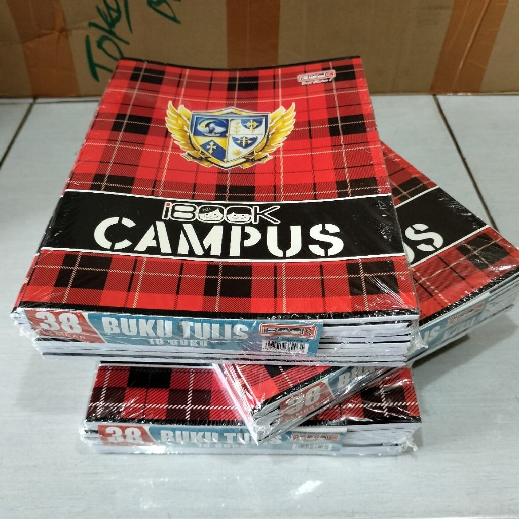 

Ay00! 1 Pak Buku Tulis Campus Pendek Kwarto 38 Lembar Campus Kecil