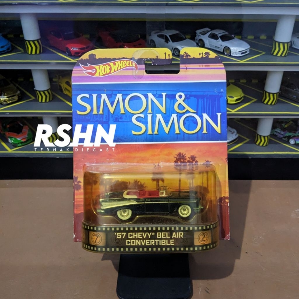 Hot Wheels 57 Chevy Bel Air Convertible Simon & Simon