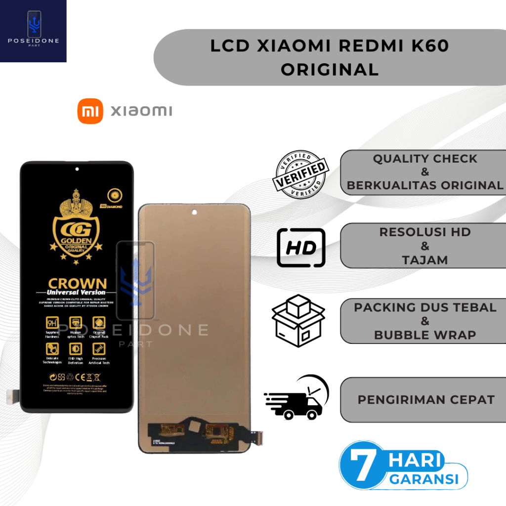 LCD XIAOMI REDMI K60 / LCD REDMI K60 FULLSET COMPLETE