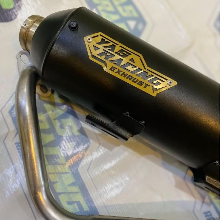 KNALPOT ORIGINAL YAS RACING GENIO ANTI TILANG ALL MATIC BASS ADEM KENALPOT RACING ZRC DR SOUND COPY 