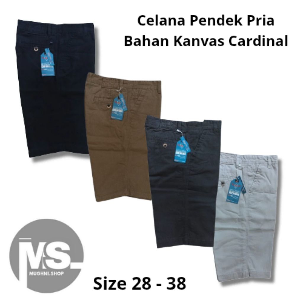 Celana Chinos Pendek Pria DRIC Casual Bahan Kanvas Kualitas Cardinal Tactical Original