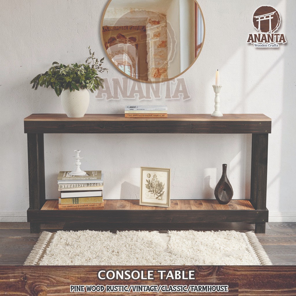 console table / meja konsol / meja sofa 160x25x80 cm