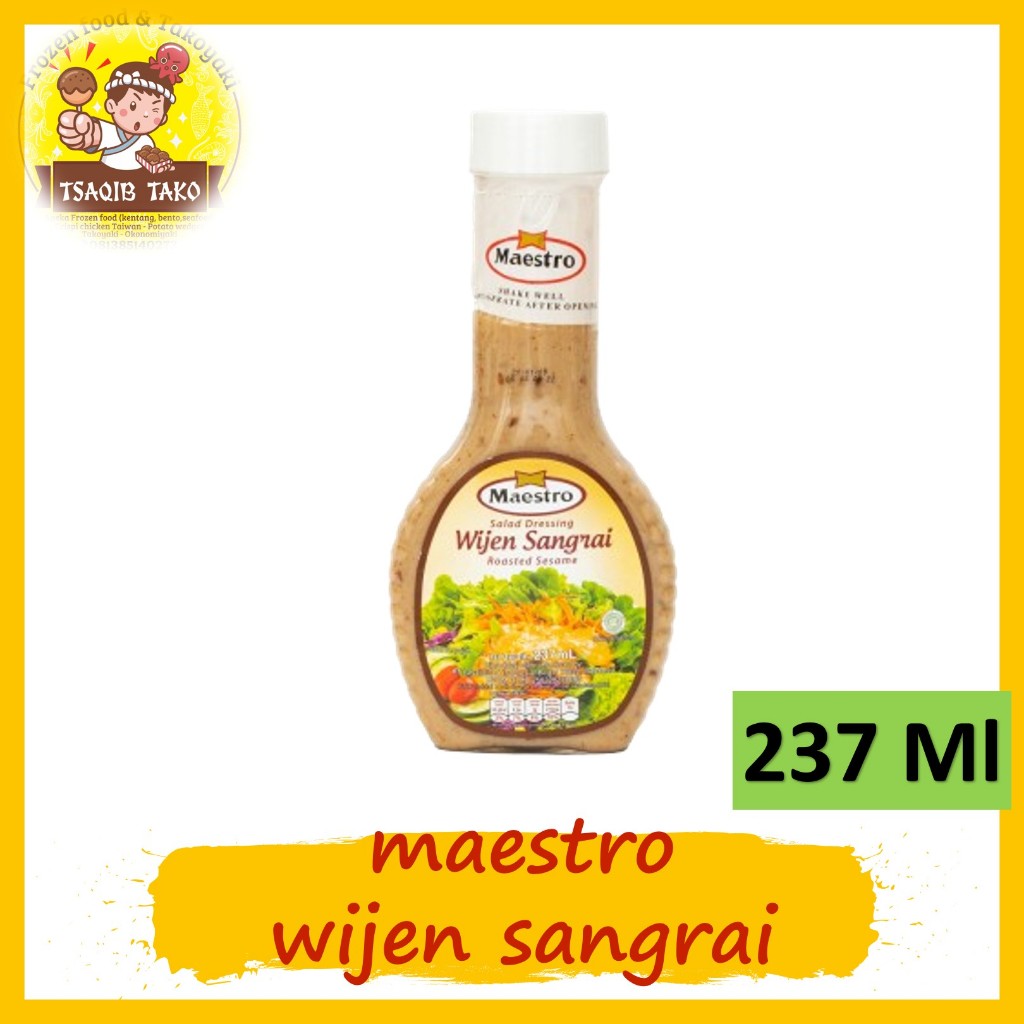 

Maestro Roasted Sesame 237 ml WIJEN SANGRAI SALAD DRESSING