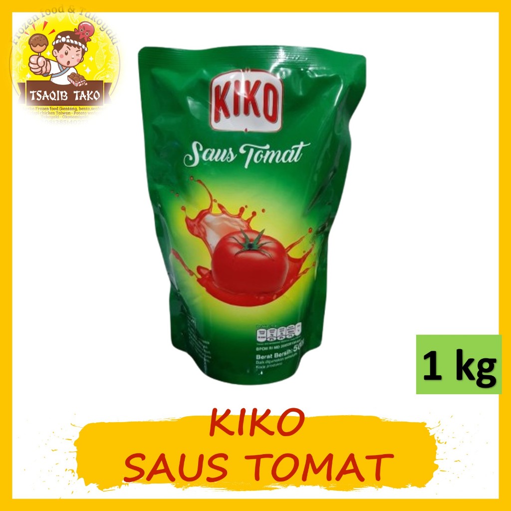 

Kiko Saus Tomat Value by Delmonte Refill Pouch 1kg