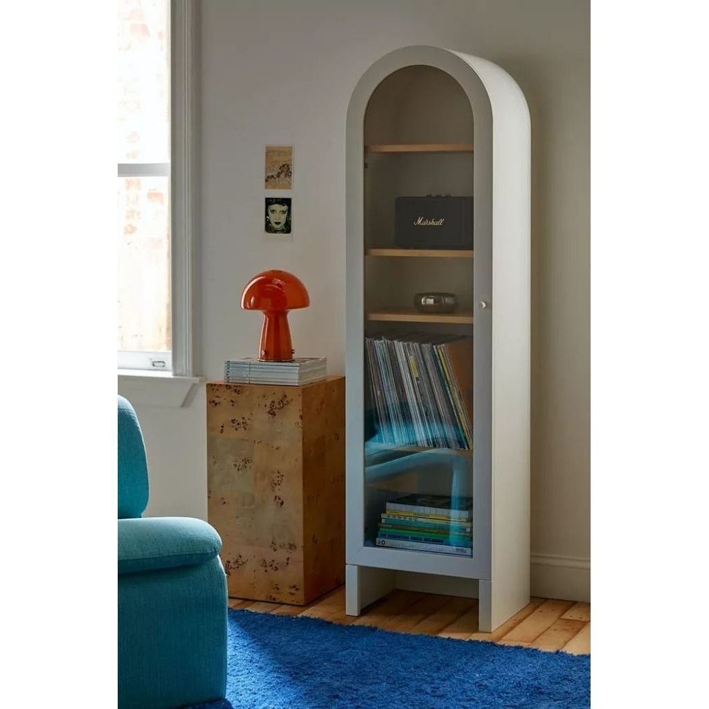 lemari hias modern Free ongkir lemari hias tas hijab lampu led Standing Mirror Full Body makeup dan 