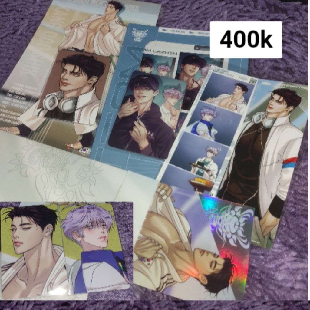 Pearl Boy Official Merchandise Team Lezhin SET SG24 4cuts Photocard Postcard Photostrip RPC Ticket v