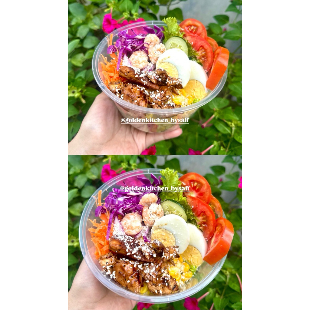 

Salad bowl premium komplit dan medium selalu super fresshhh dan bervariasi