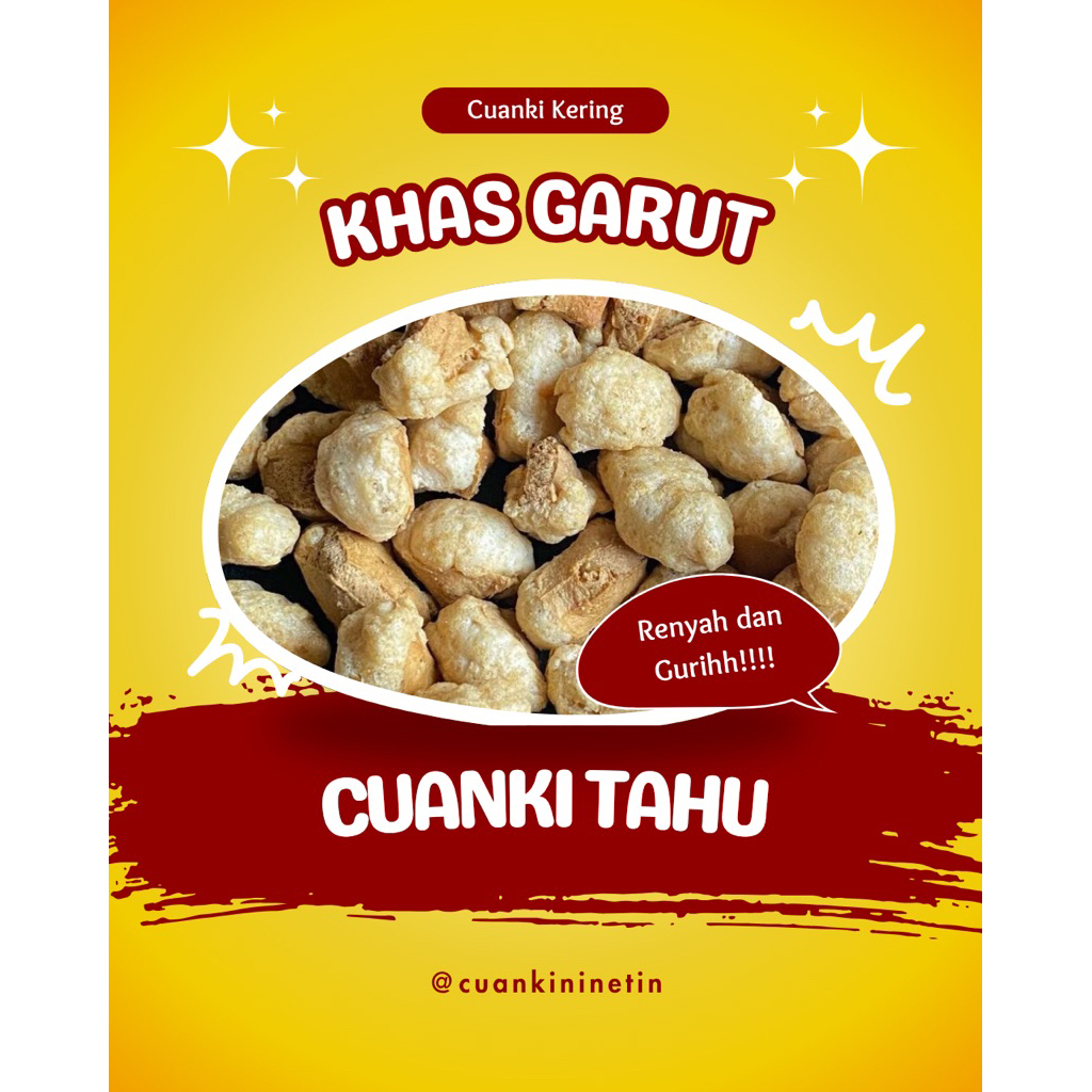 

CUANKI TAHU PASUNG Kemasan 500Gram Pelengkap Baso Aci, Seblak dan Mie Instan