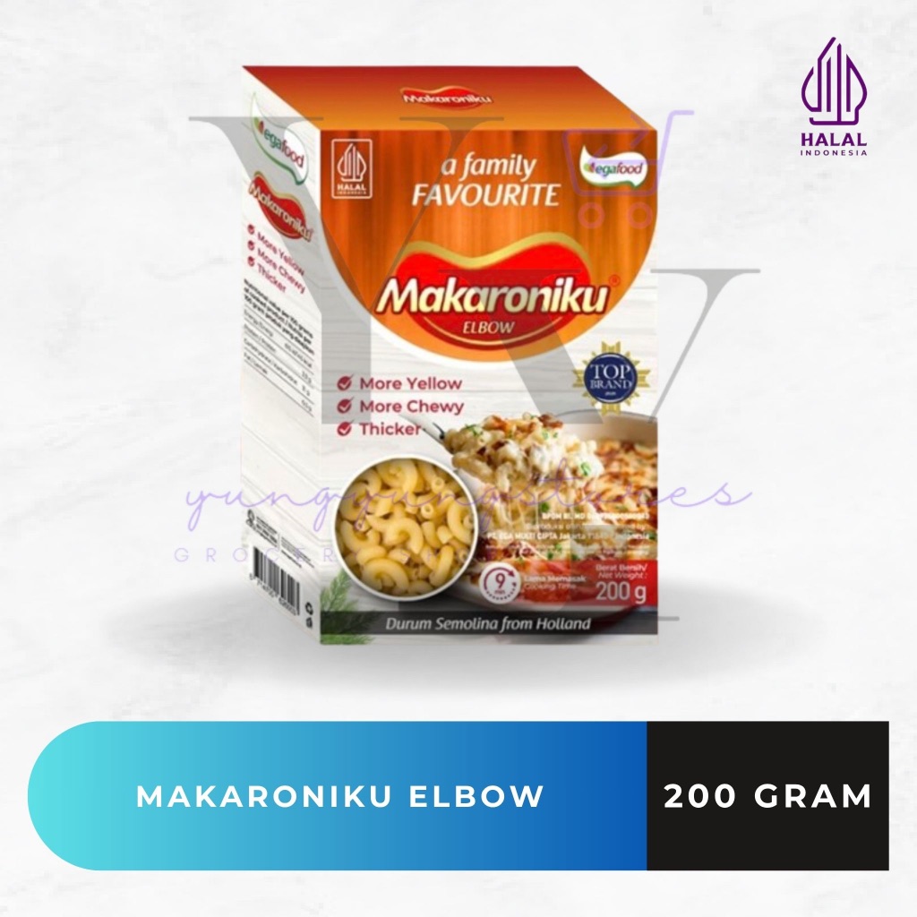 

Makaroniku Elbow 200 gram
