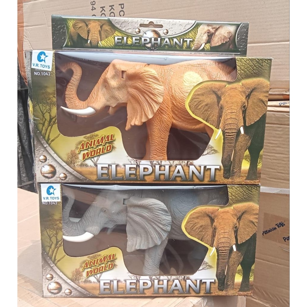 (DOS) MAINAN GAJAH JALAN. BESAR SUARA LED