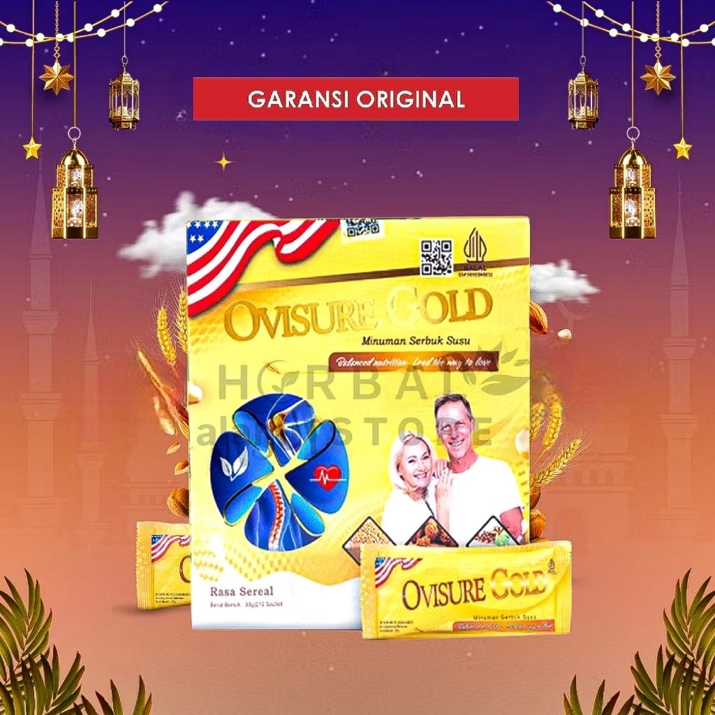 

OVISURE GOLD MILK - KEMASAN BARU ORIGINAL - SUSU IMPOR USA - SUSU OBAT TULANG DAN SENDI