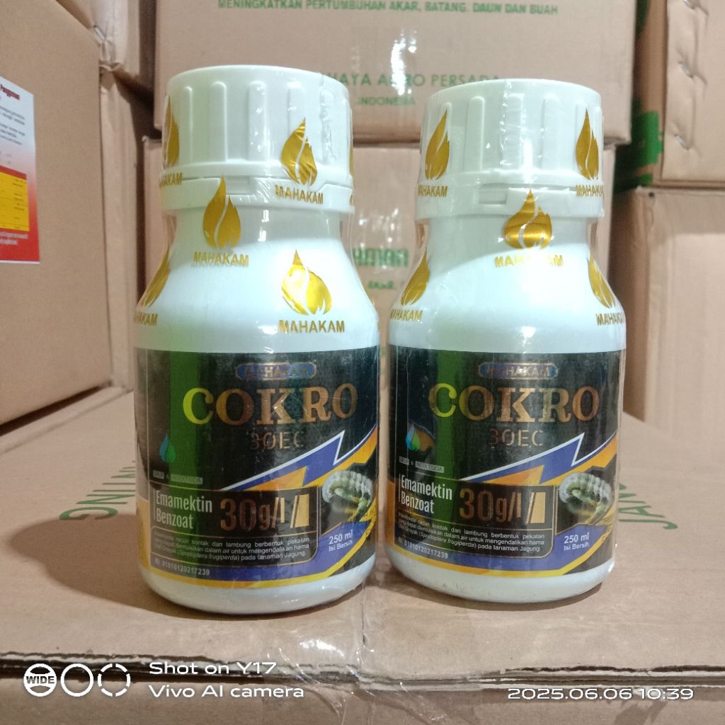 COKRO 30 EC Emmamektin Benzoat 250 ml Pembasmi Semua jenis ulat yang merusak tanaman padi,  jagung, 