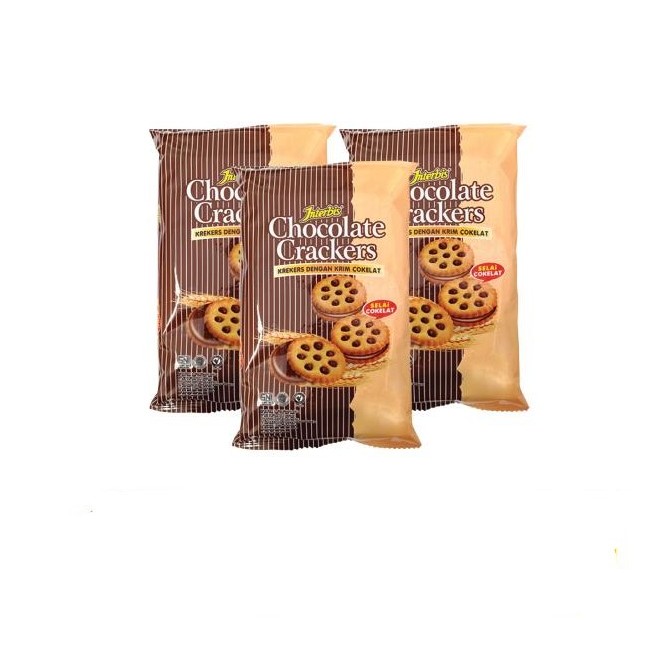 

Biskuit Krekers Cokelat INTERBIS Chocolate Crackers Krim Cokelat Biscuit 268 gr