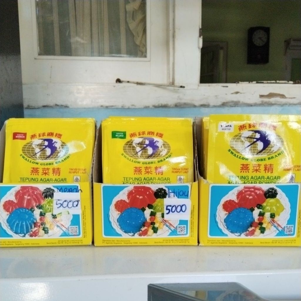 

agar agar swallow Globe brand