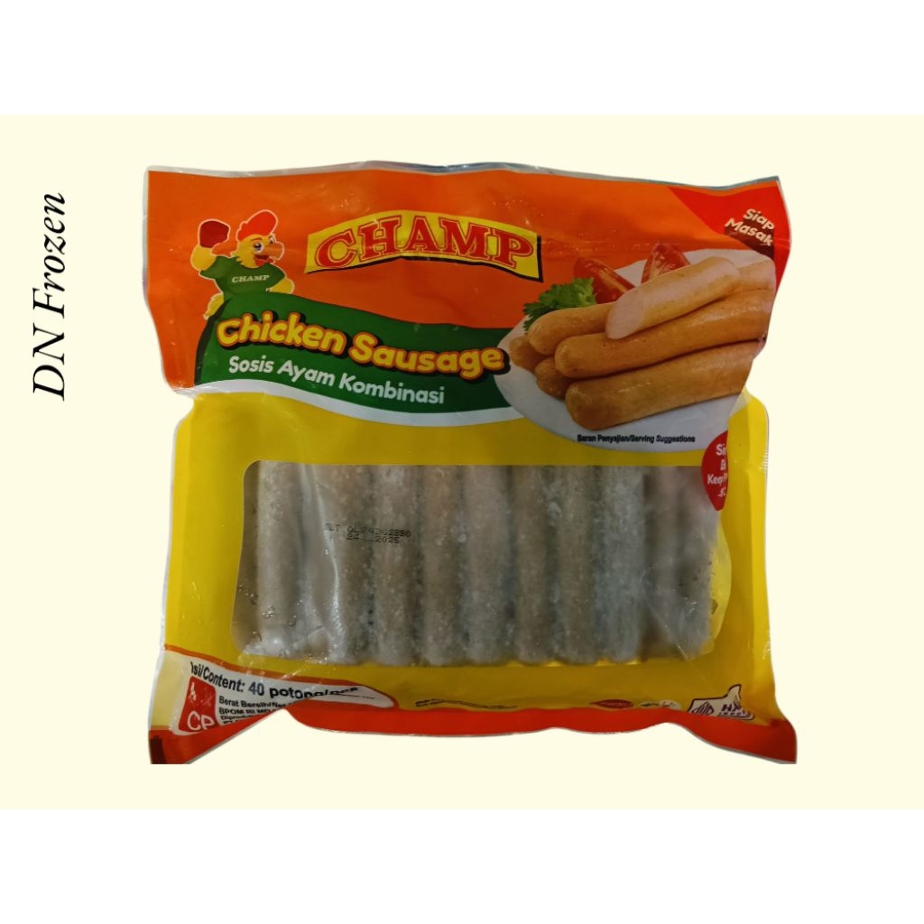 

Champ Sosis Ayam Kombinasi | isi 40 Btg | 1 KG