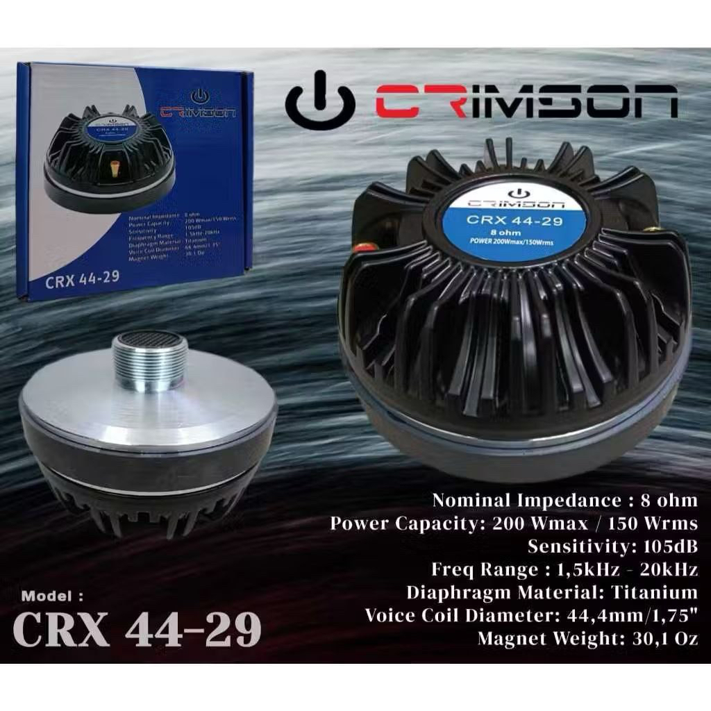 Driver tweeter twitter twiter Crimson CRX 44-29