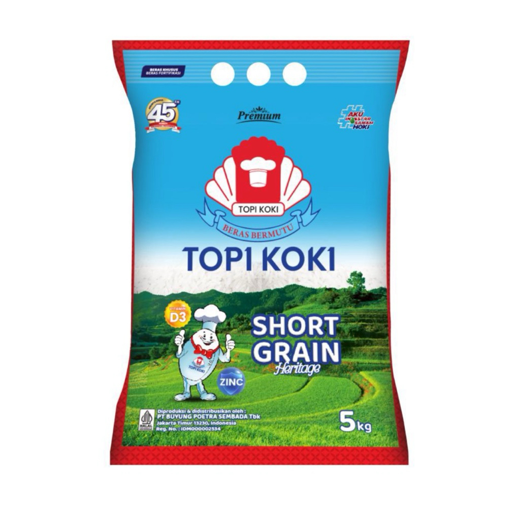

Topi Koki Short grain 5Kg