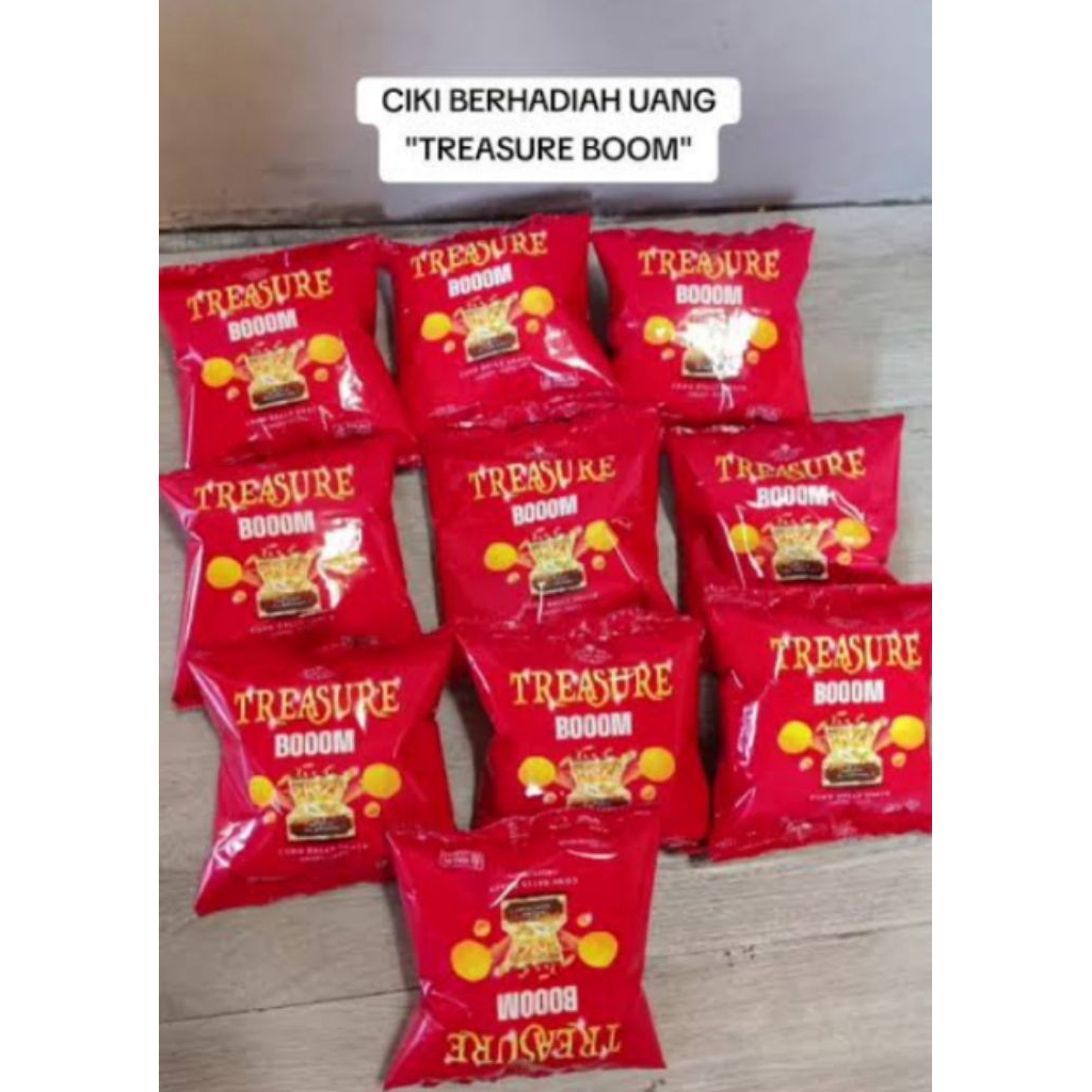 

Jajan Treasure Boom berhadiah 10 pcs