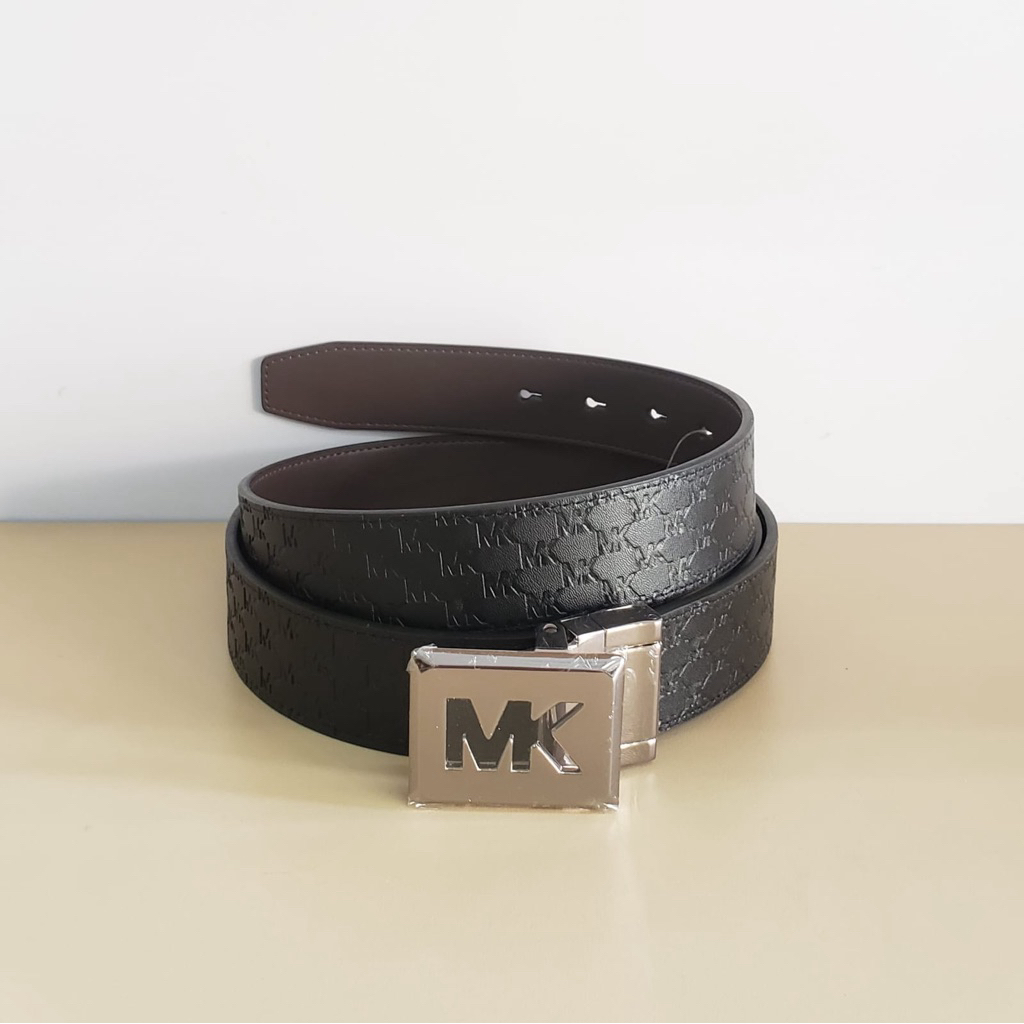 Ready MK 36F3BLLY9O, 34mm Ctfr fcd Riversible Belt for men. Embos Black / Dark Brown.