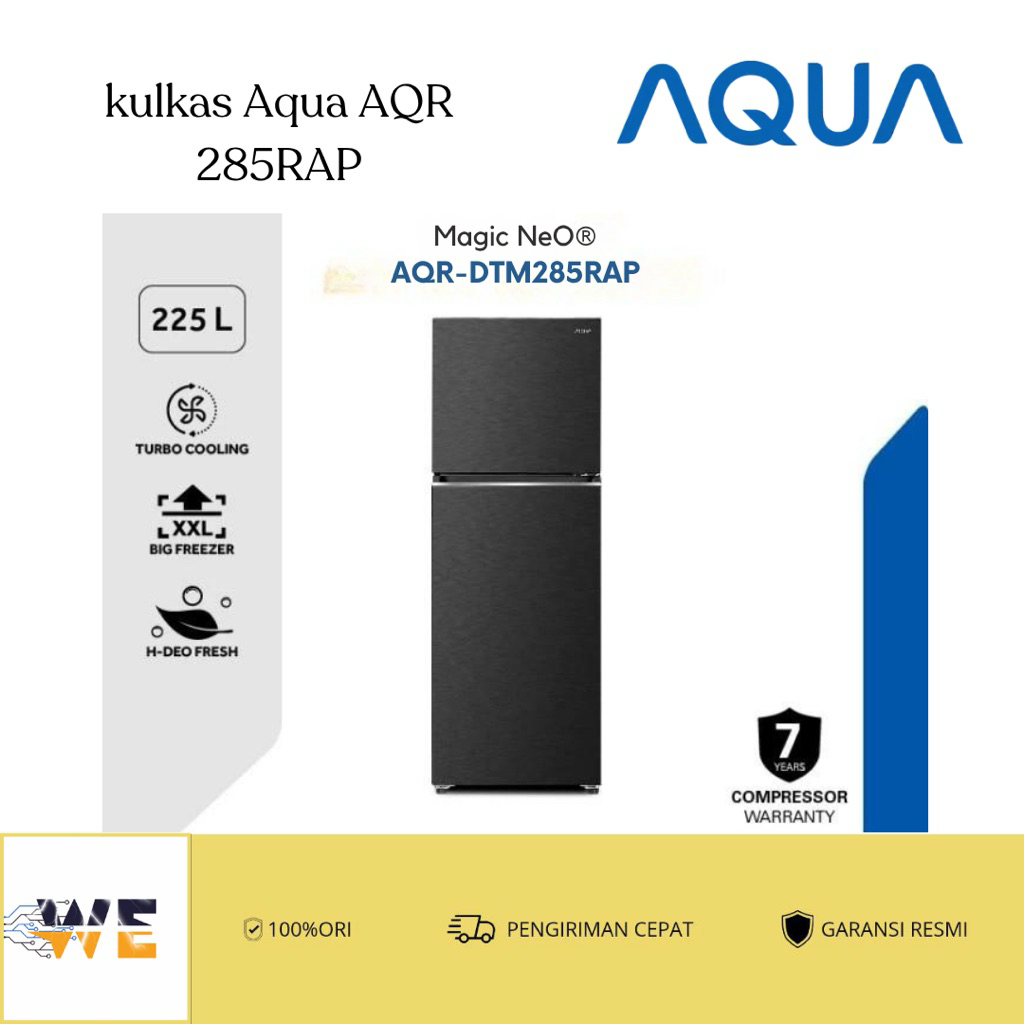 Kulkas Lemari Es Aqua 285RAP 2 Pintu