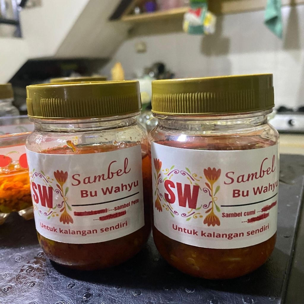 

sambel cumi Pete teri pedas Bu wahyu