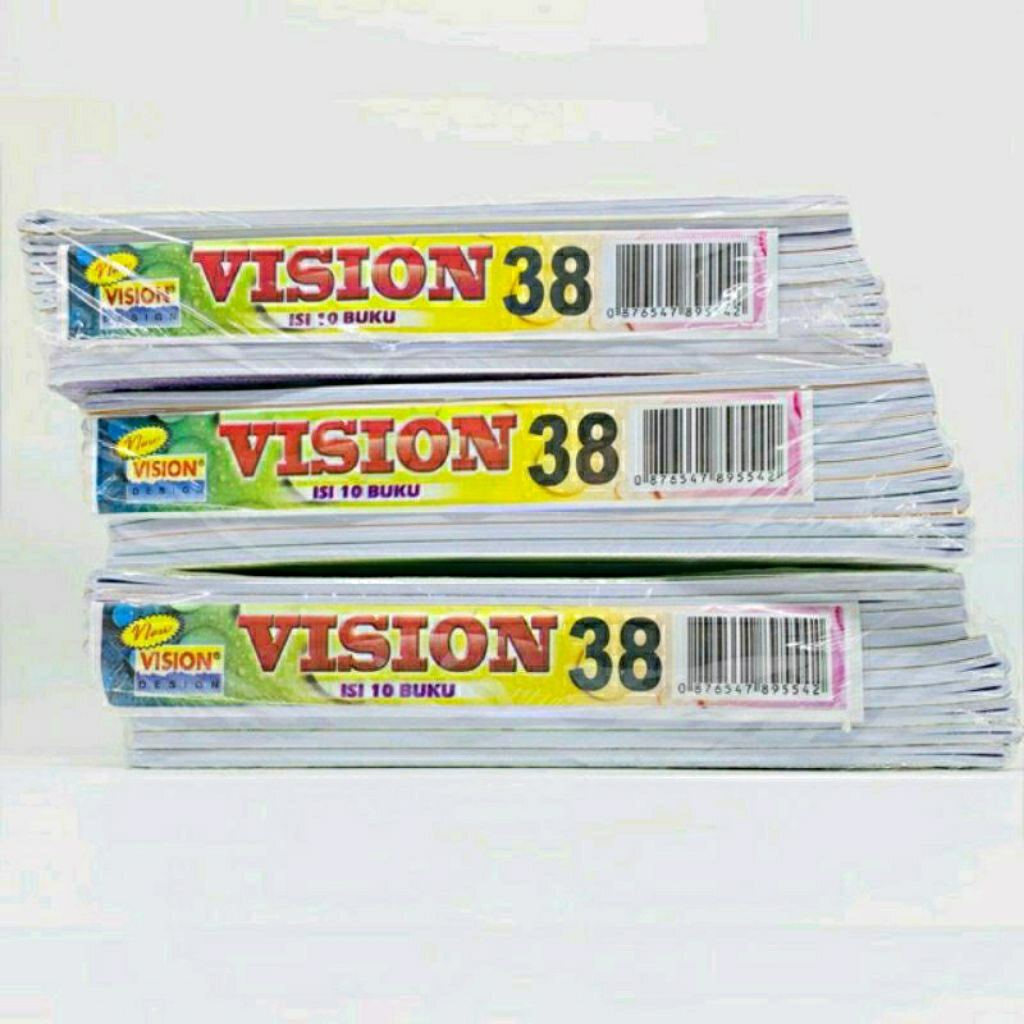 

Buku Tulis VISION 10x38 Lembar