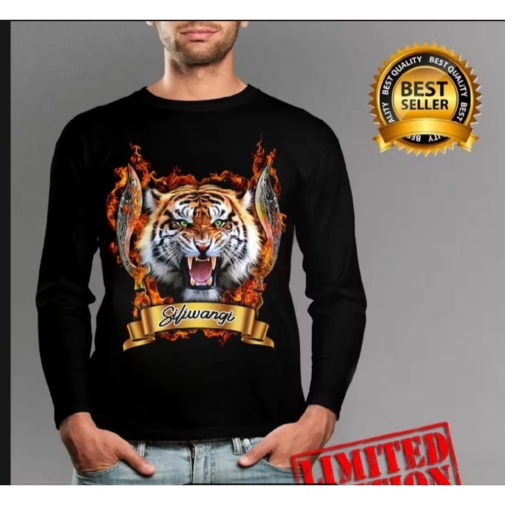 KAOS MACAN SILIWANGI / KAOS LENGAN PANJANG KEREN