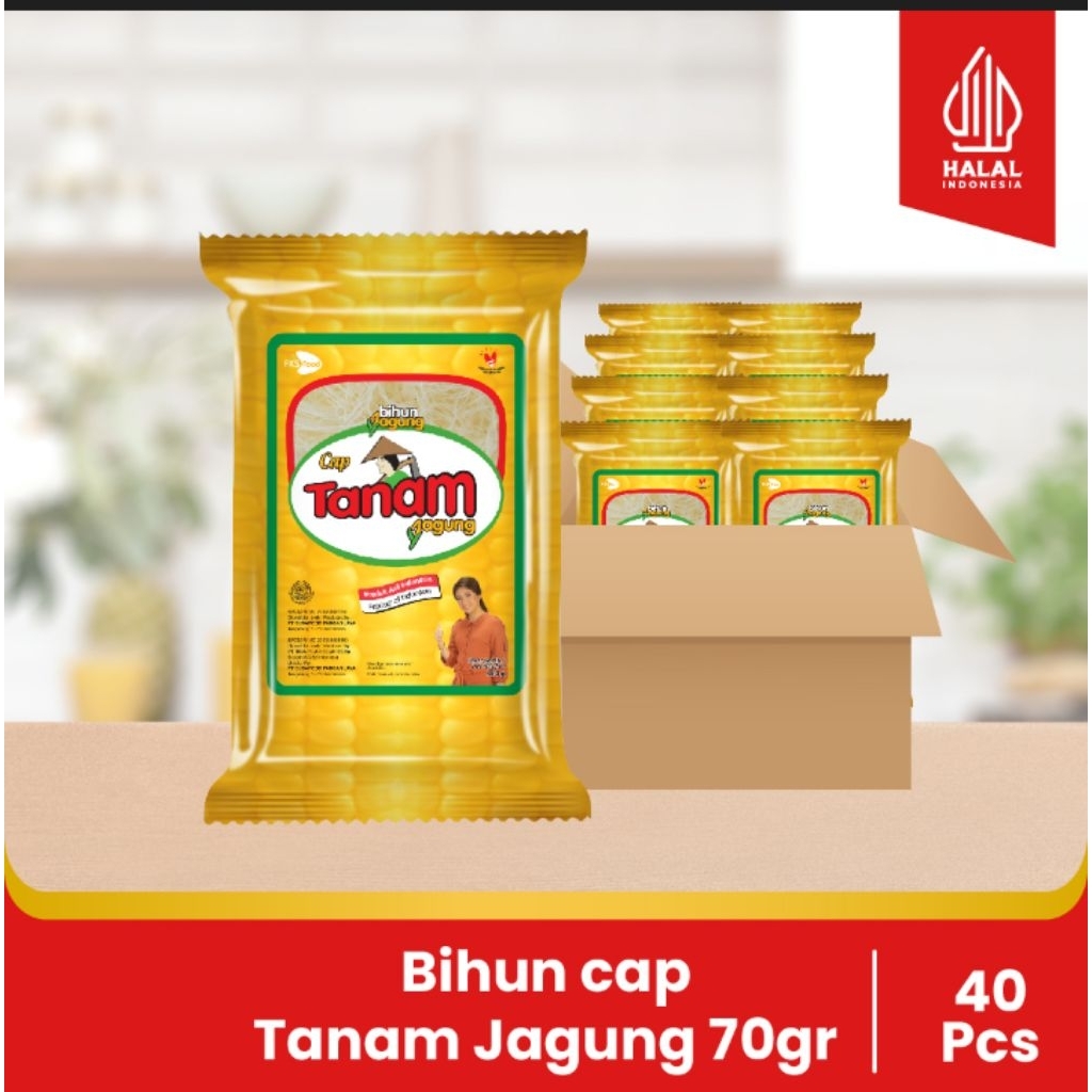 

Bihun cap Tanam Jagung - 1 Karton - 40 Pcs - 70gr