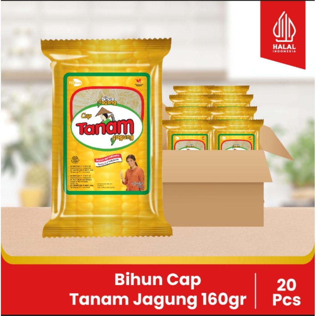 

Bihun Cap Tanam Jagung - 1 Bal - 20 Pcs - 160gr