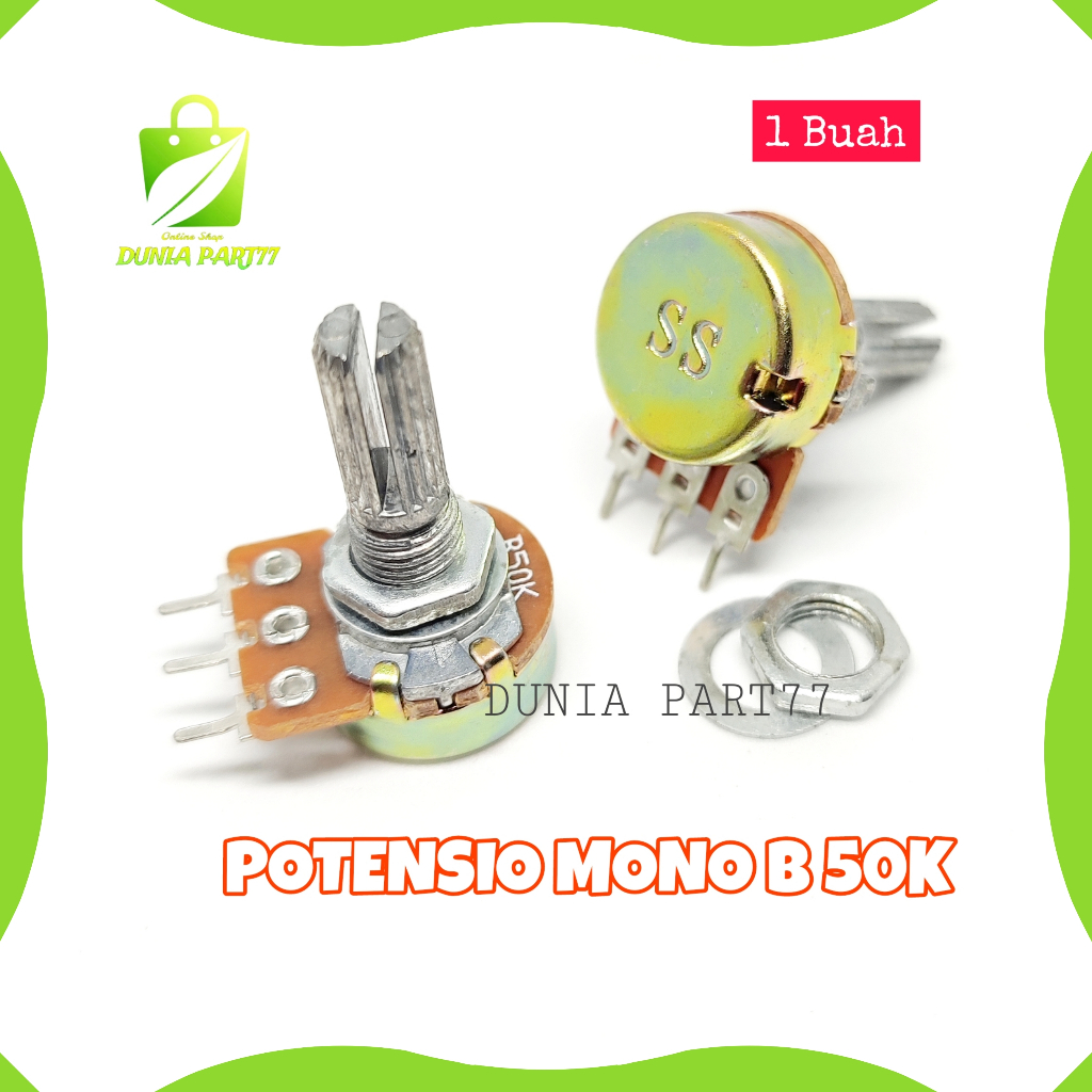 Potensio Mono 50k Potensio B50K Mono