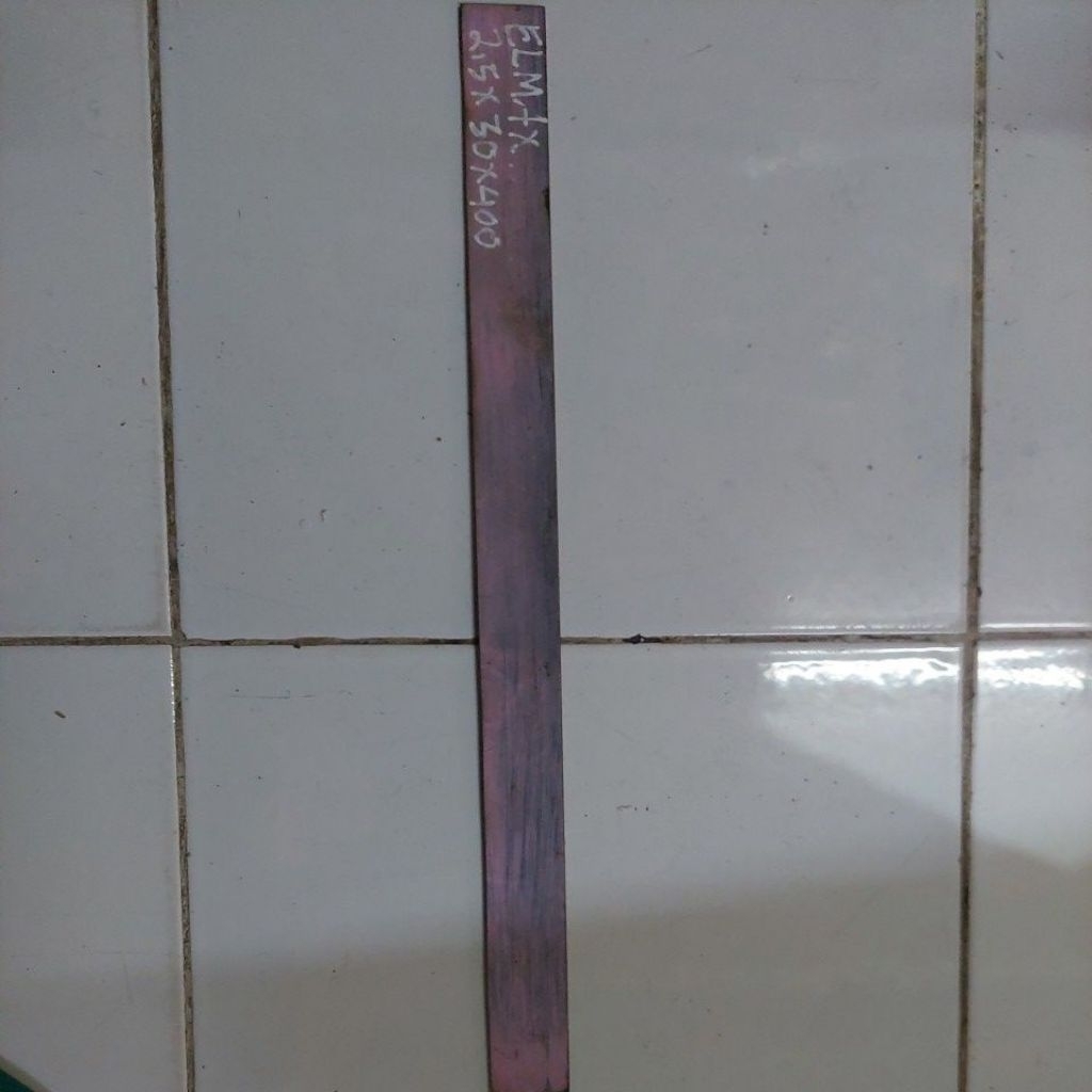 PLAT  BAJA ELMAX 2,5x30x400mm / 2,5mm x 3cm x 40cm BAJA ELMAX BAGUS UNTUK PISAU