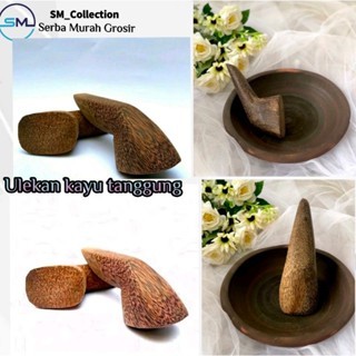 ulekan kayu/ulekan cobek/ulekan kayu aren jumbo