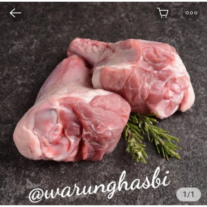 

1KG Lamb shank import