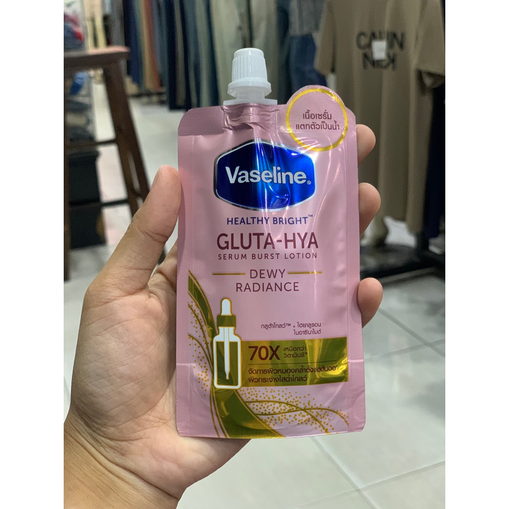 SKINCARE VASELINE GLUTA DEWY RADIANCE KEMASAN SACHET