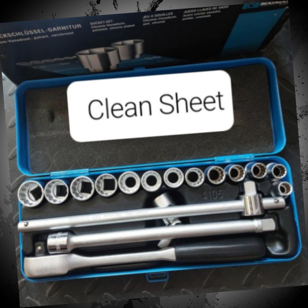 kunci shock 1/2" set 17 unit Matador 12PT