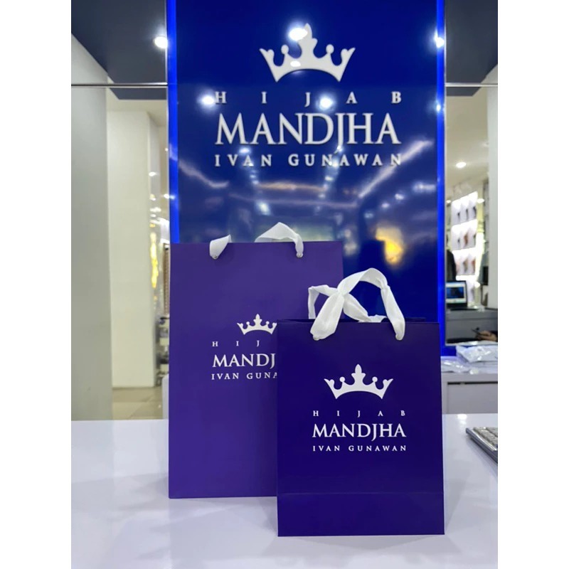 Mandjha Hijab New paper bag Mandjha by ivan gunawan paper bag