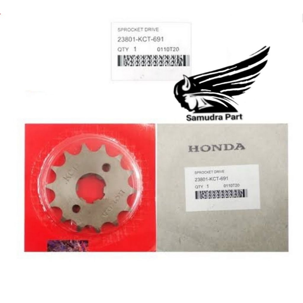 23801KCT961 Gear Rantai GL Gir depan GL max GL pro Neotach original