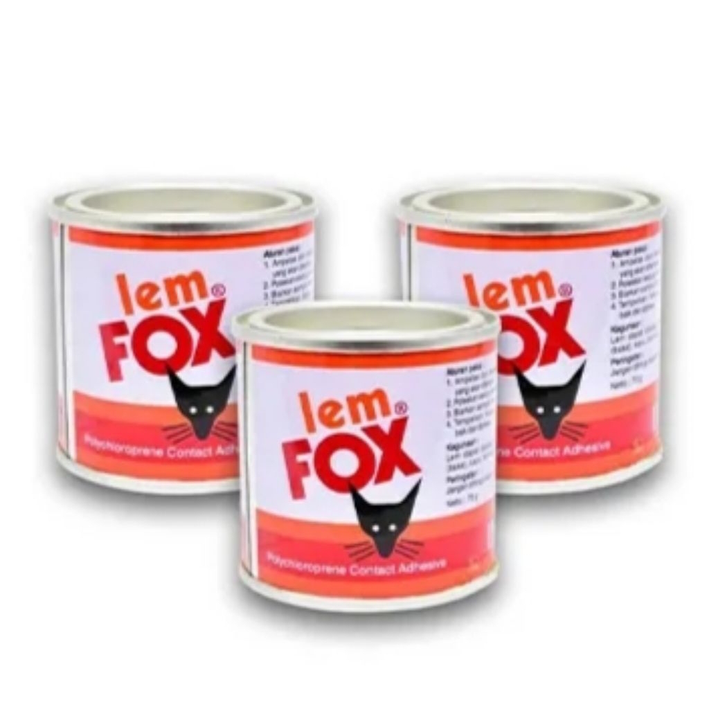 

lem fox kaleng lem kuning serbaguna 70g