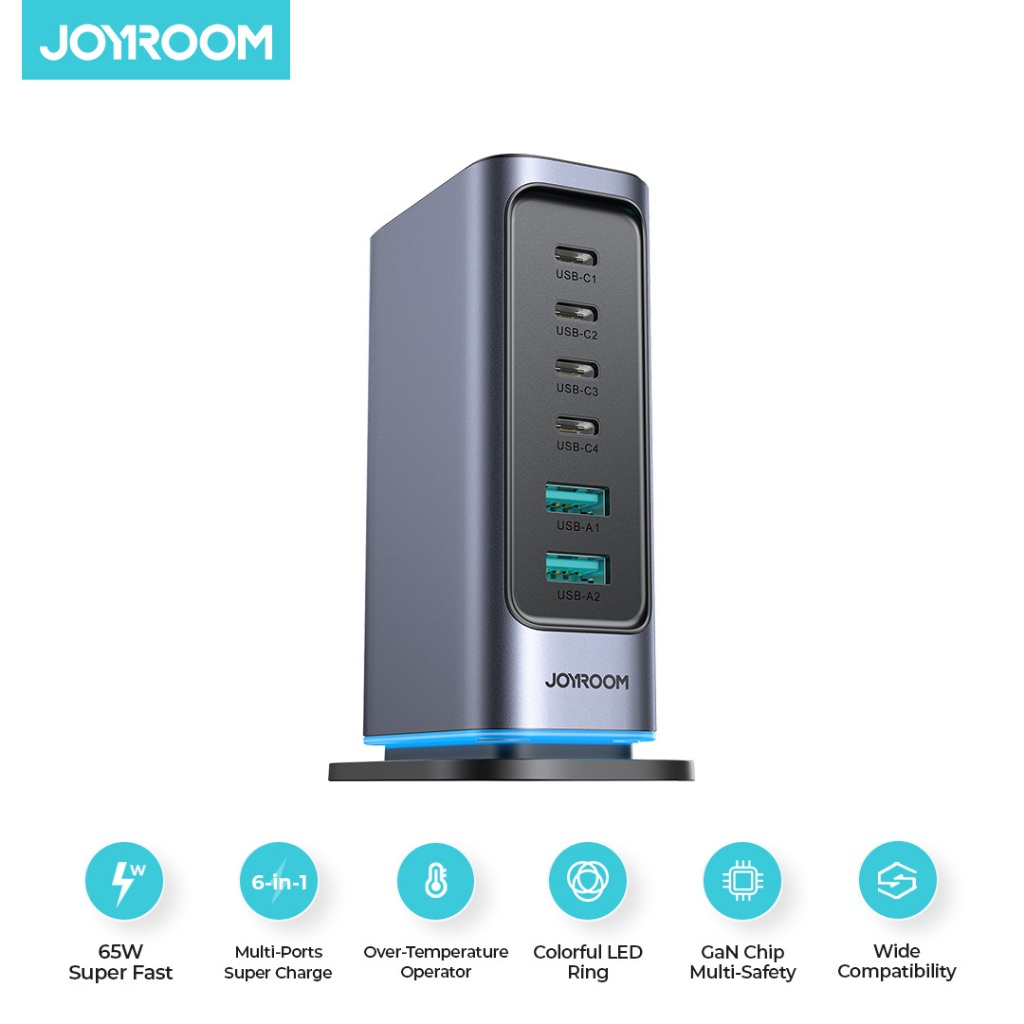 JOYROOM TCM02 Charger Power Station Multi Port GaN 65W