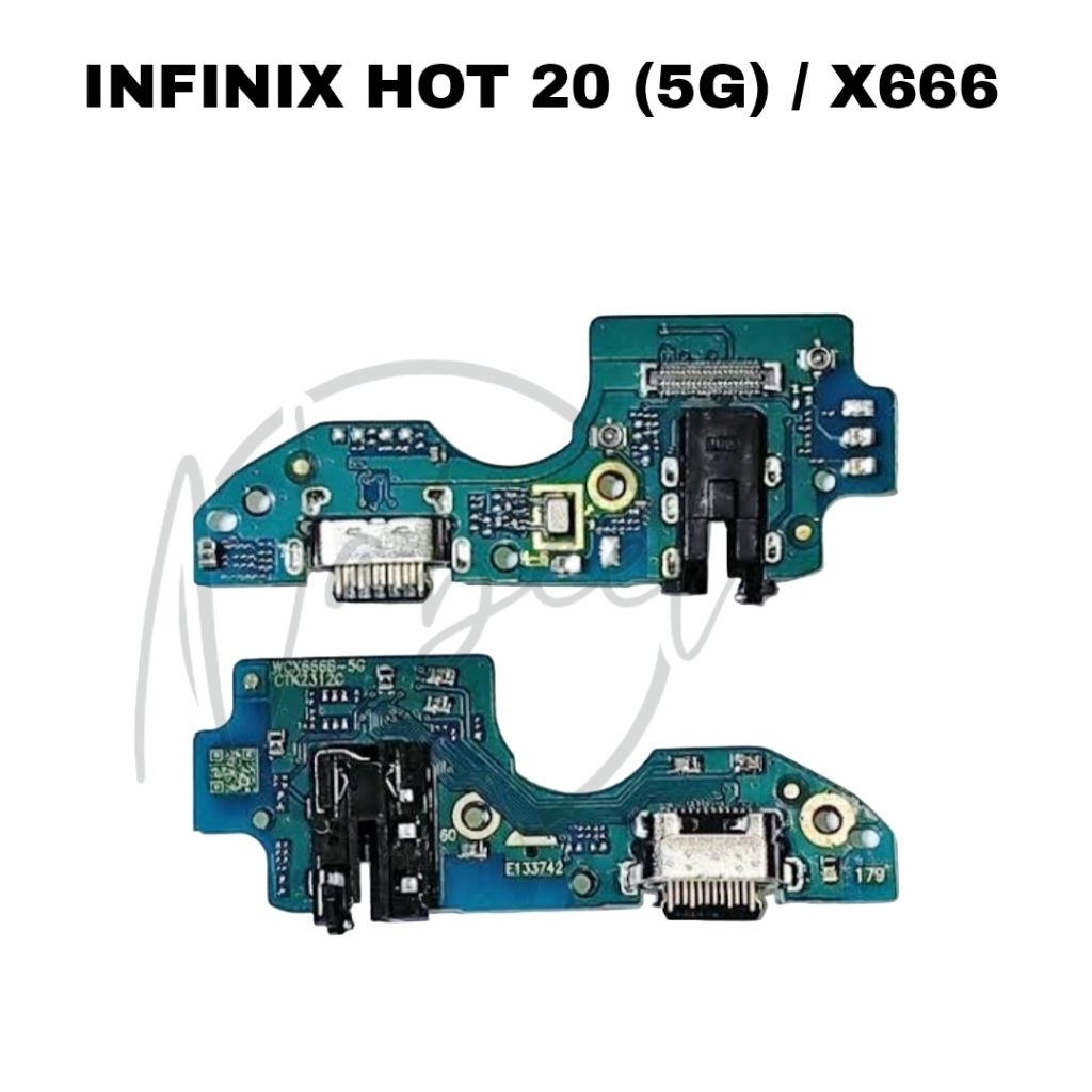 CONECTOR CAS / PCB CAS / PAPAN CAS HP INFINIX HOT 20 5G (X666)
