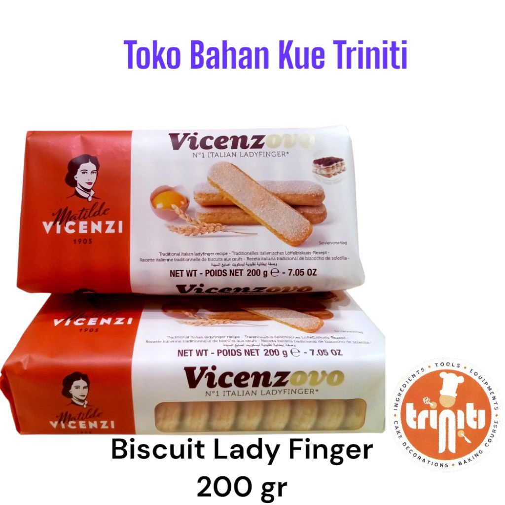 

Lady Finger Vicenzovo 200 Gram ( Untuk Pinggiran Tiramisu)