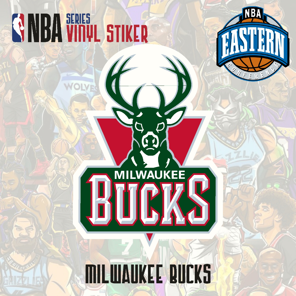

Stiker Cutting NBA Milwaukee Bucks 2K06 ( Vinyl )