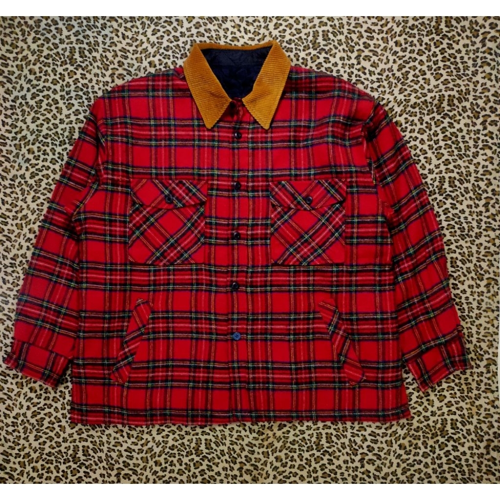 JACKET OUTER FLANEL COLLAR CORDUROY